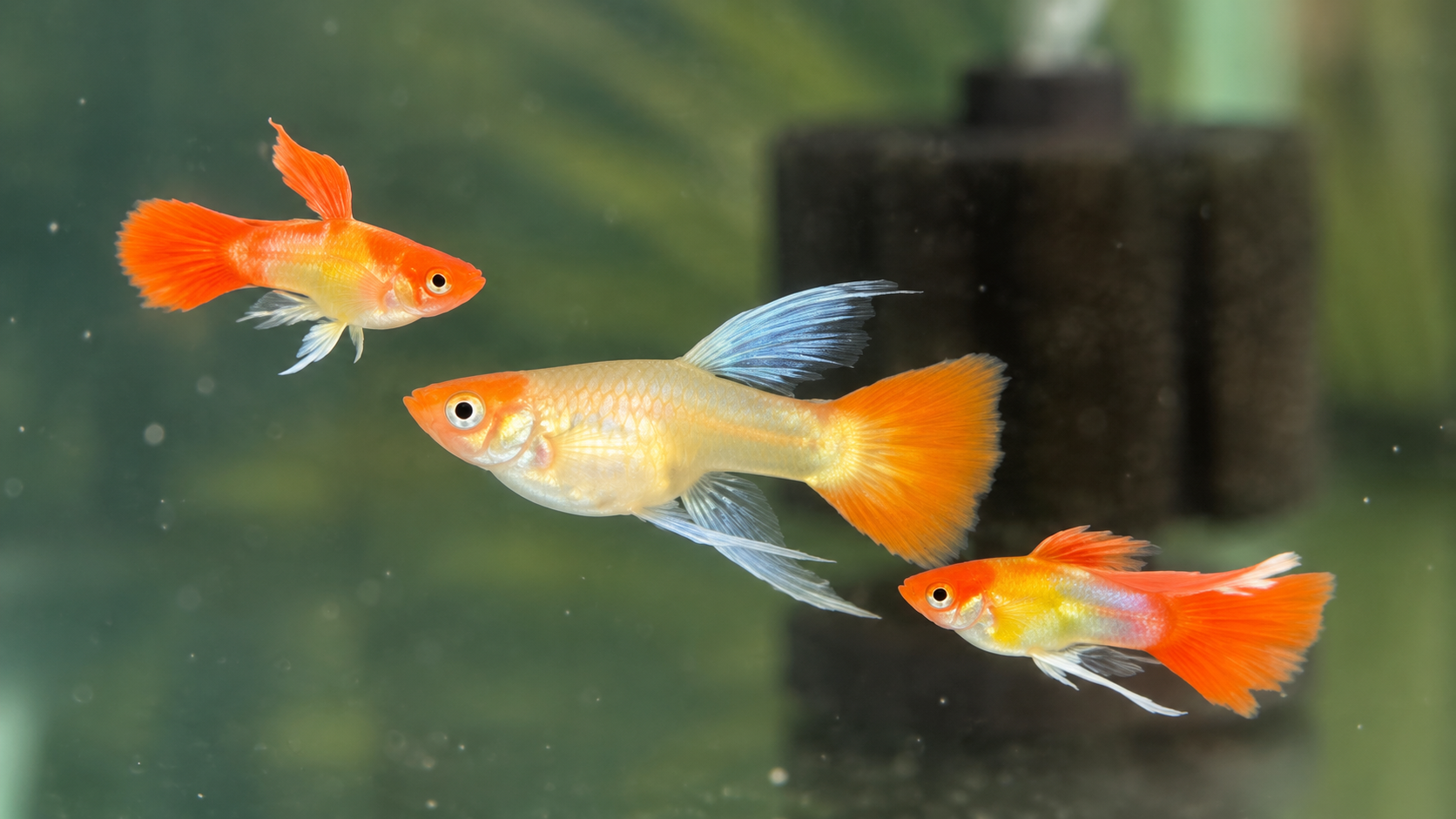 Santa Koi Short Body Ribbon Fin